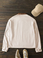 Men's Color Block Polyester Jacket