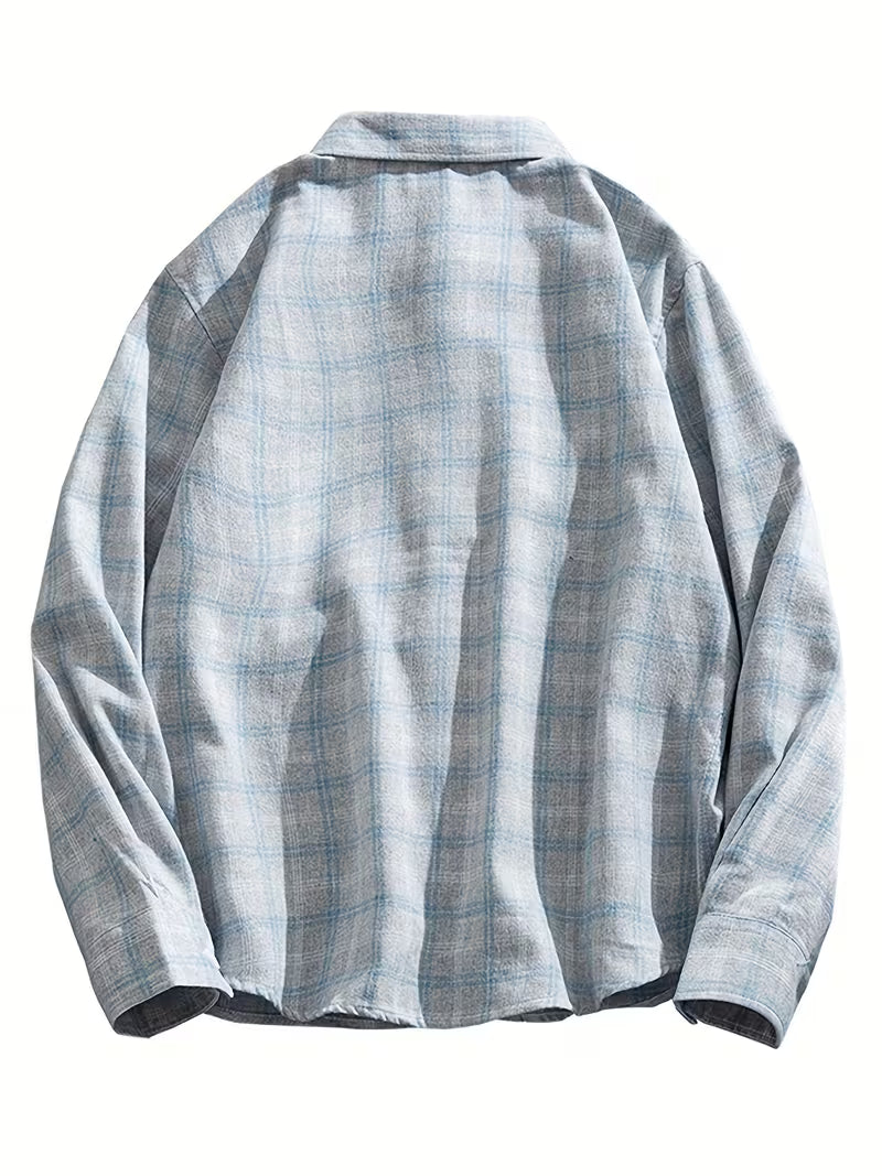 Plaid Long-Sleeve Shirt