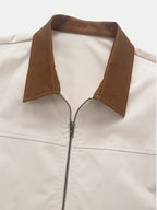 Men's Color Block Polyester Jacket